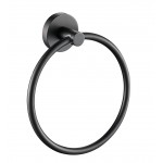 Otus Gun Metal Grey Towel Ring